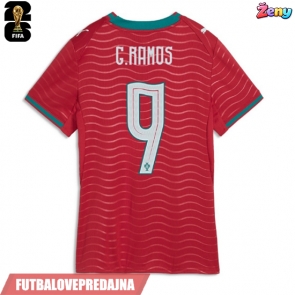 Lacne Ženy Futbalové dres Portugalsko Goncalo Ramos #9 MS 2026 Krátky Rukáv - Domáci